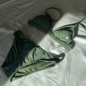 Green Hurley Bikini set